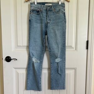 Levi’s Classic Blue Distressed Jeans